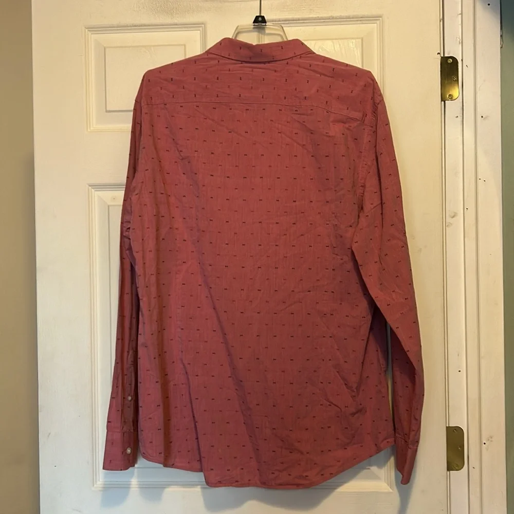 Banana Republic Long Sleeve Button Down Shirt Size XL Slim Fit Pink